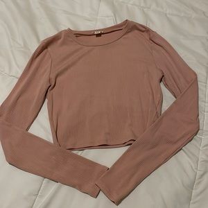 Very cute baby pink longsleeve top from garage size medium never worn